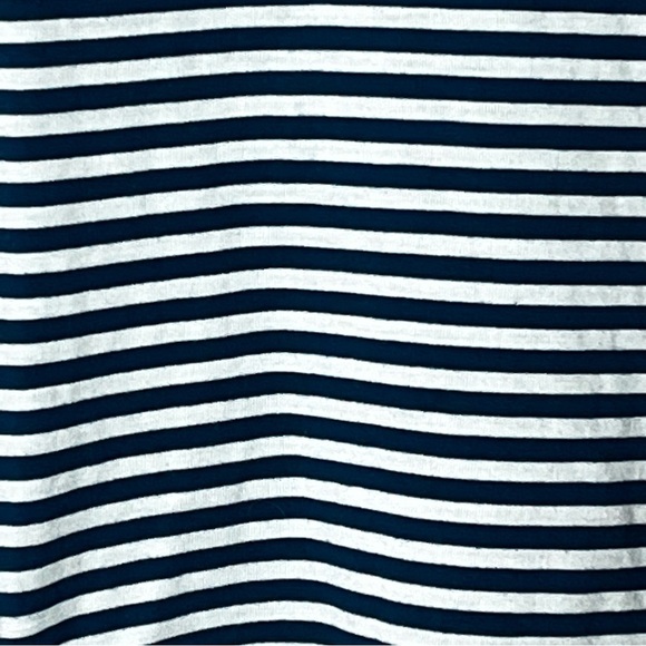 Anthropologie T.la | Barela Green Striped Side Striped Long Sleeve Top, Large - Picture 7 of 11